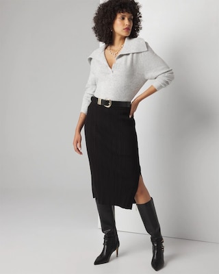 Sweater Column Skirt | White House Black Market